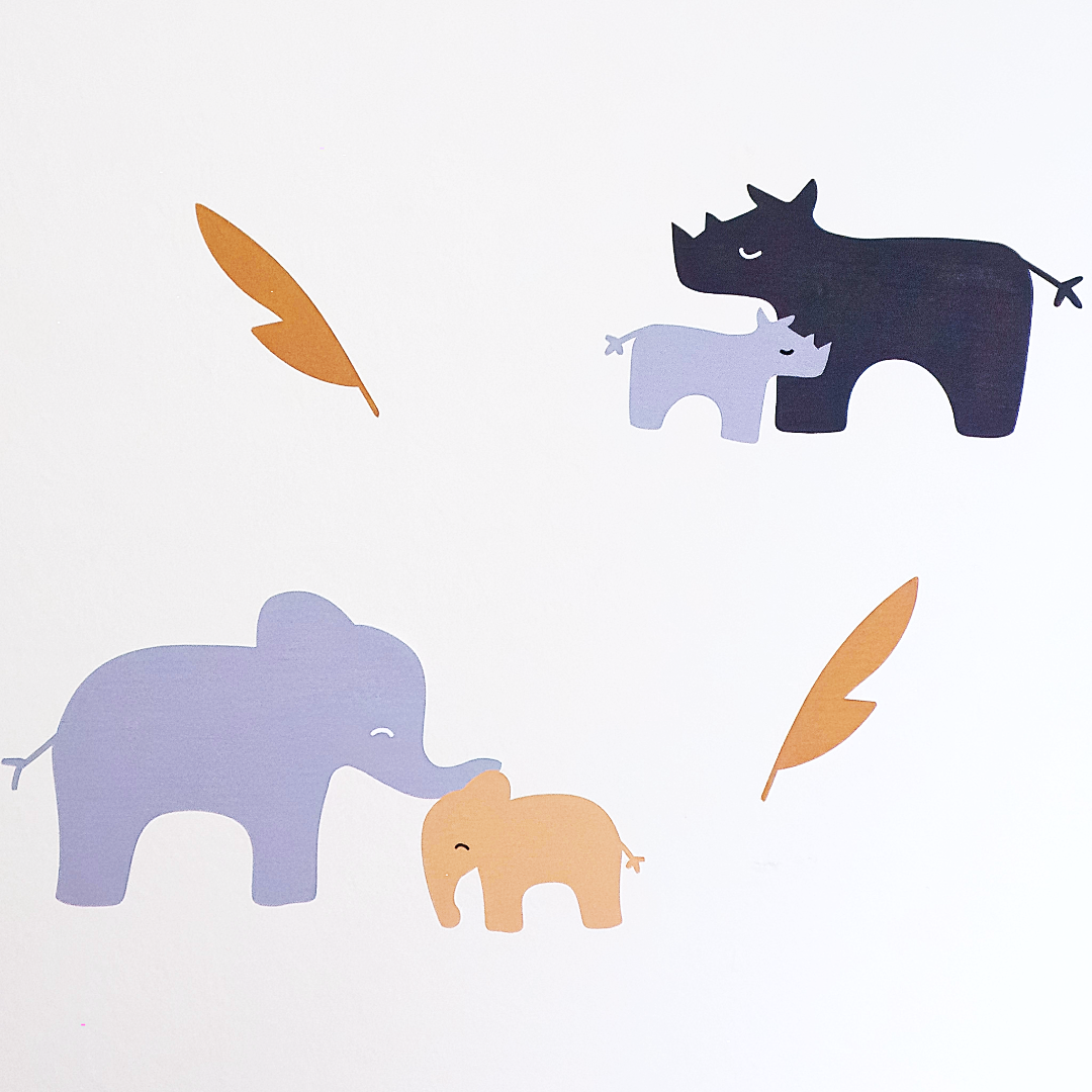 Modern Jungle Animals Wall Art