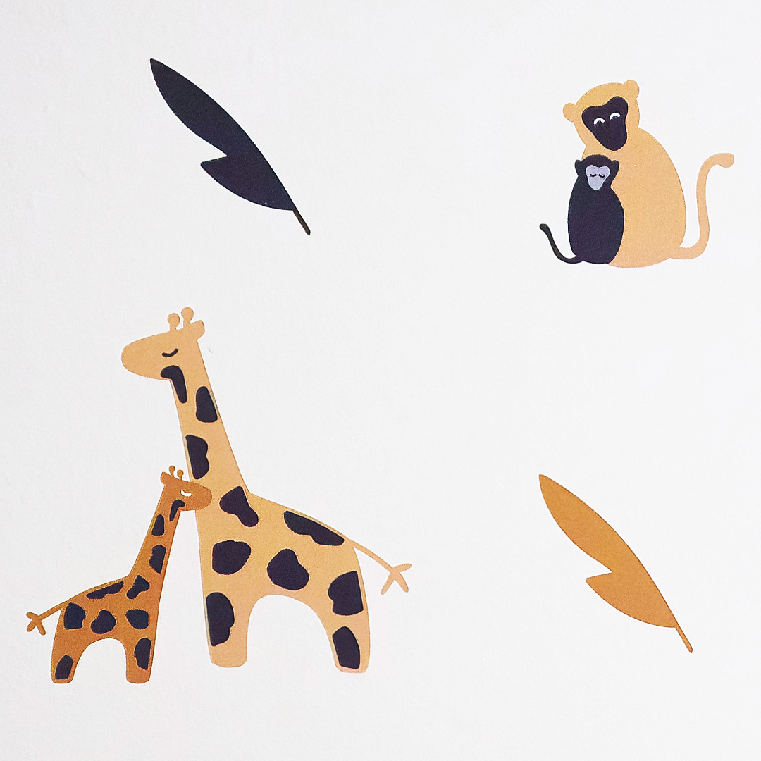 Modern Jungle Animals Wall Art