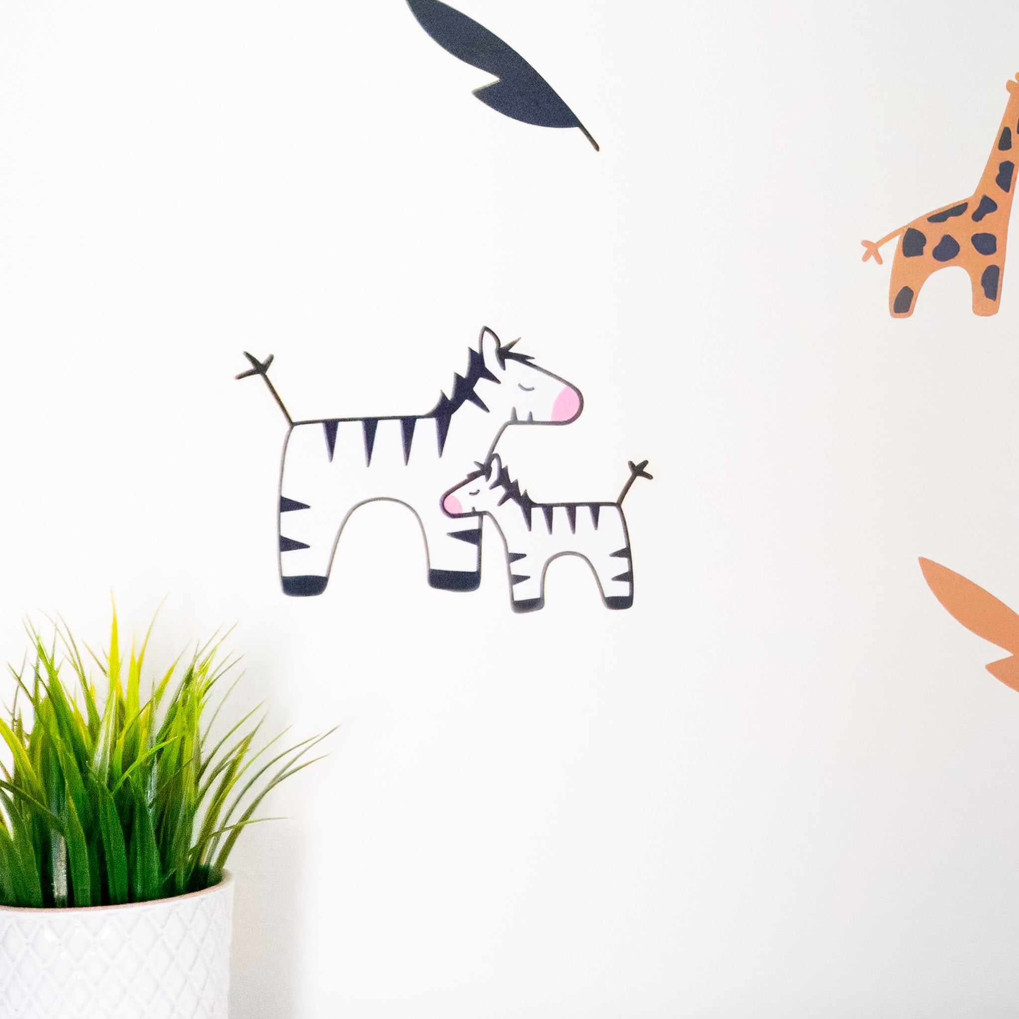 Modern Jungle Animals Wall Art